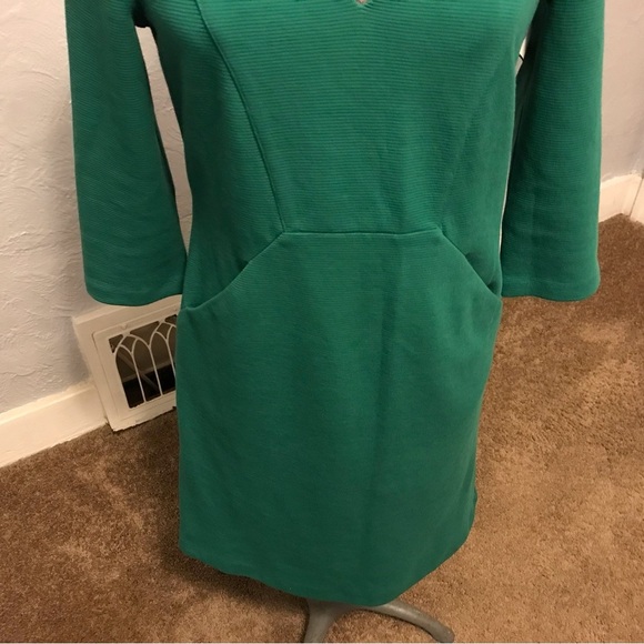 Boden Green Midi Dress US 6R - Picture 4 of 7